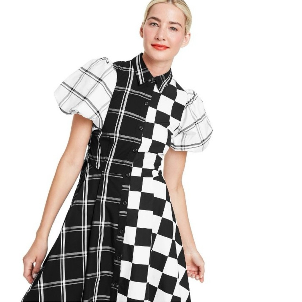 Christopher John Rogers x Target Checkerboard Dress - Picture 5 of 6